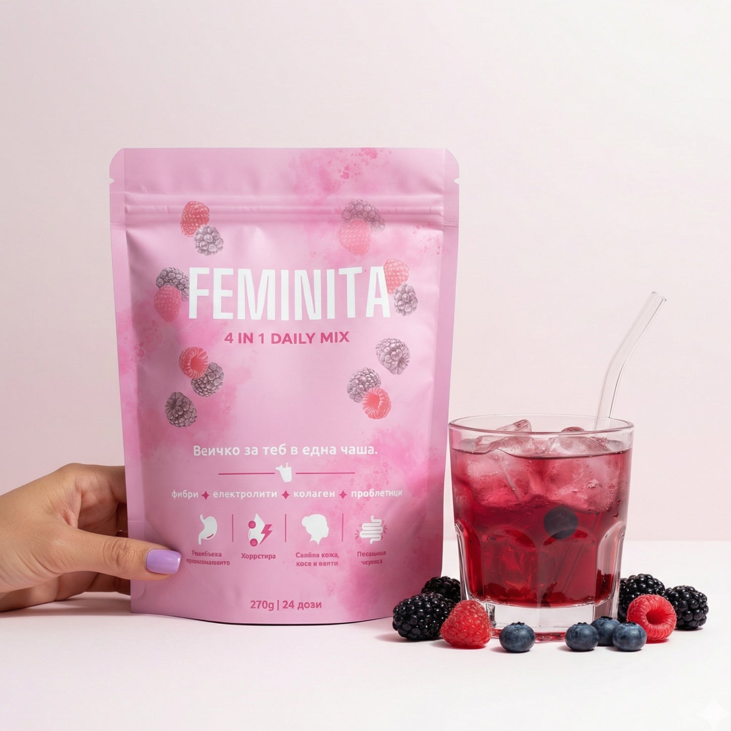 Feminita - 4 в 1 женски микс 1+1=3